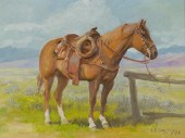 EDWARD B. QUIGLEY OIL ON BOARD