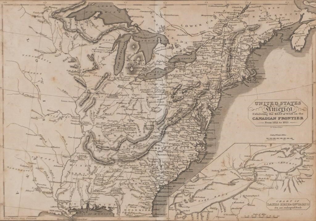 EDWARD BAINES MAP US CANADIAN