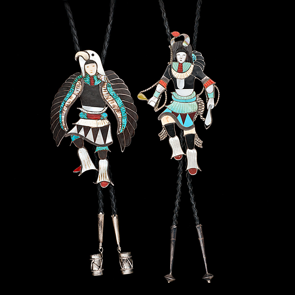 Edward Beyuka Zuni Inlay Eagle