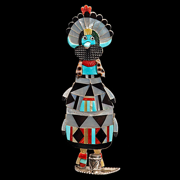 Edward Beyuka Zuni Inlay Shalako