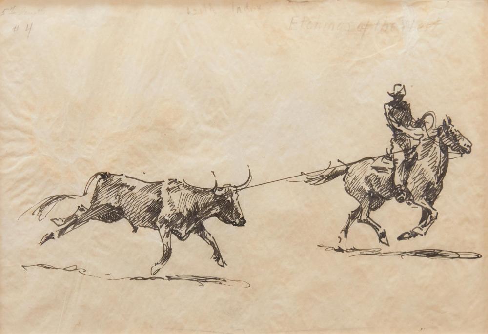 EDWARD BOREIN, (1872-1945), RIDER
