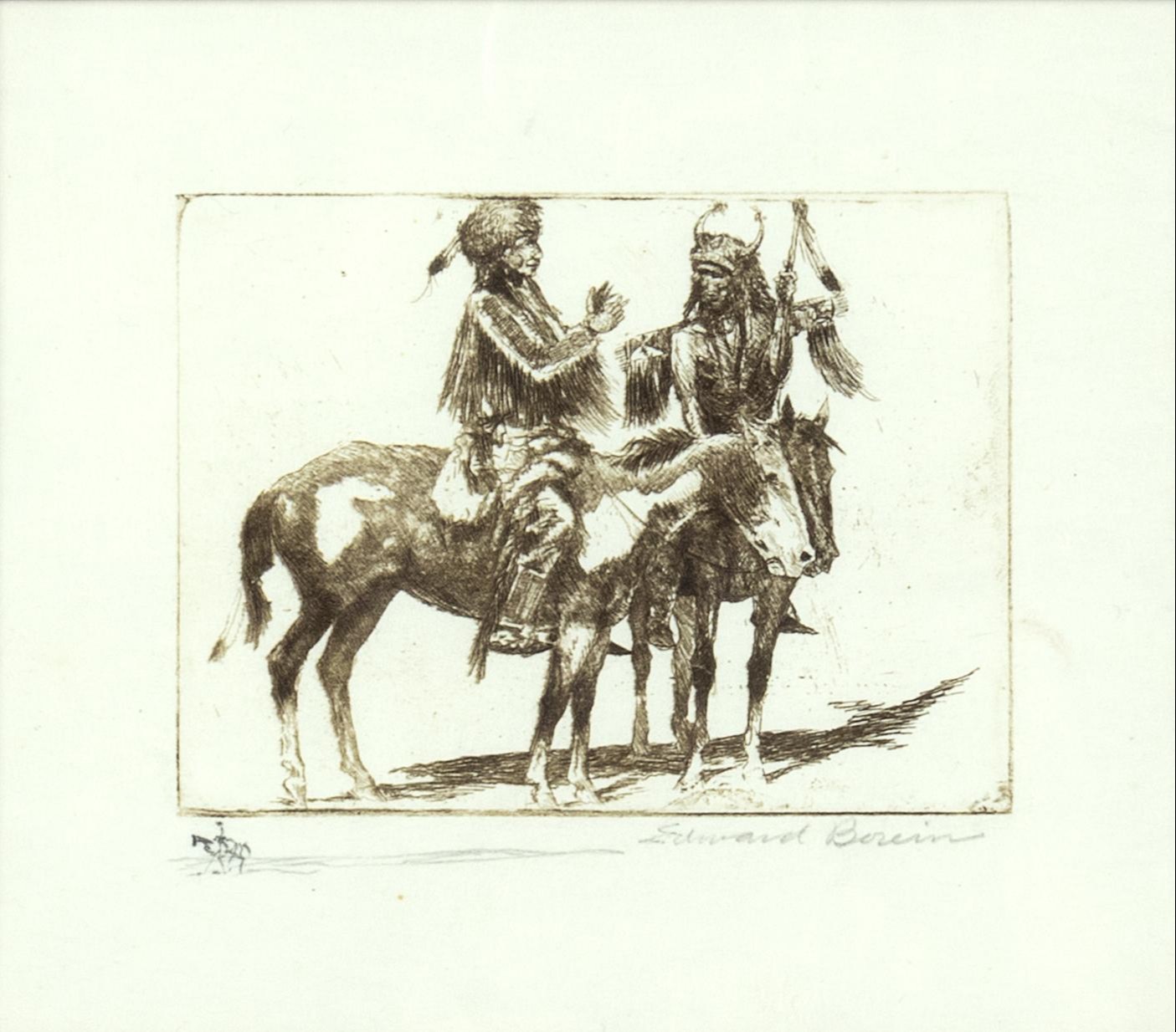 EDWARD BOREIN (1872-1945), SIGN
