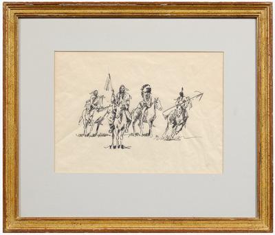 Edward Borein drawing