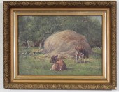 EDWARD BURRILL, JR OIL ON BOAR