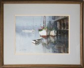 EDWARD C. GIFFORD WATERCOLOR "