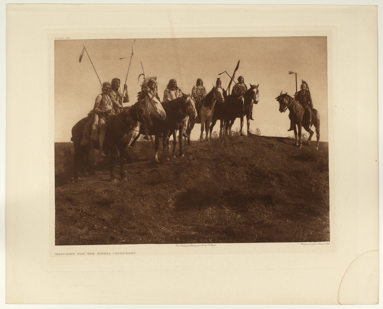 EDWARD CURTIS (1868-1952), WATCHING