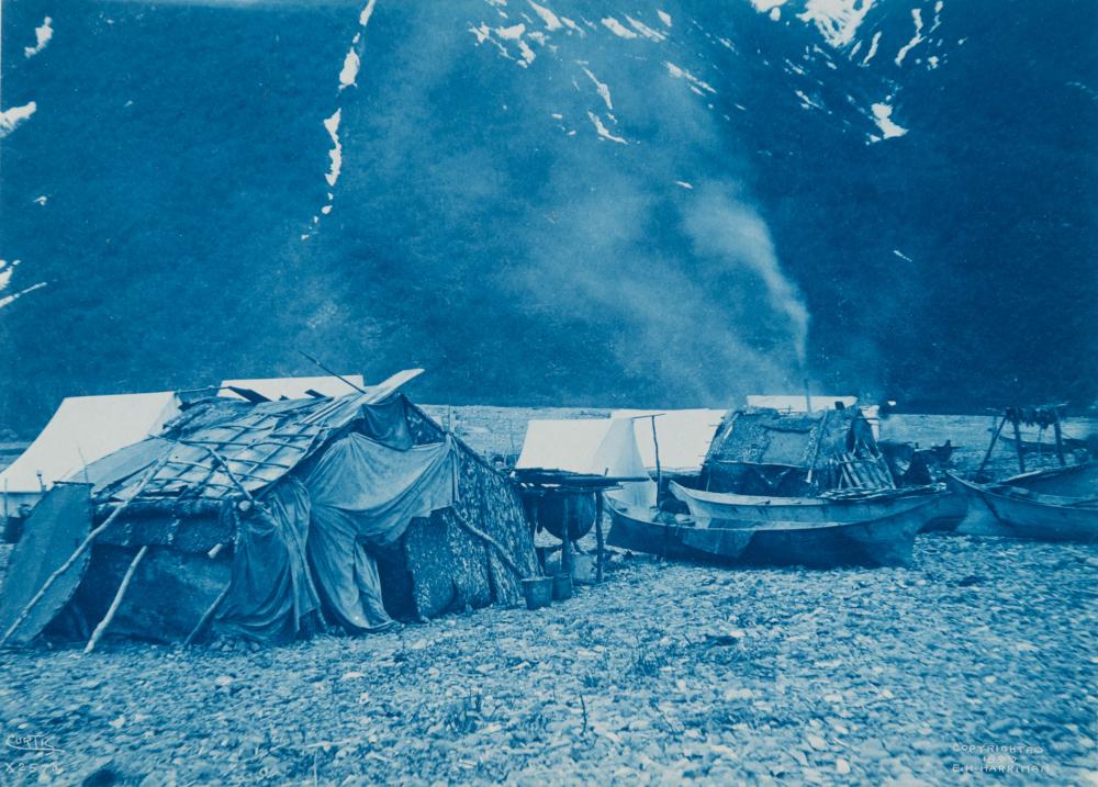 EDWARD CURTIS, SEALER’S CAMP -