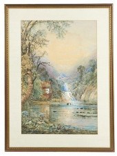 EDWARD DARCH LEWIS, WATERCOLOR