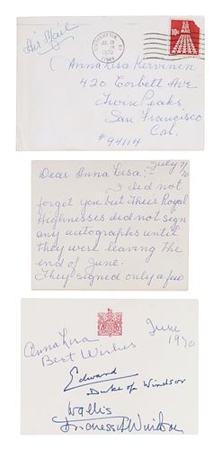 EDWARD DUKE OF WINDSOR &AMP; WALLIS