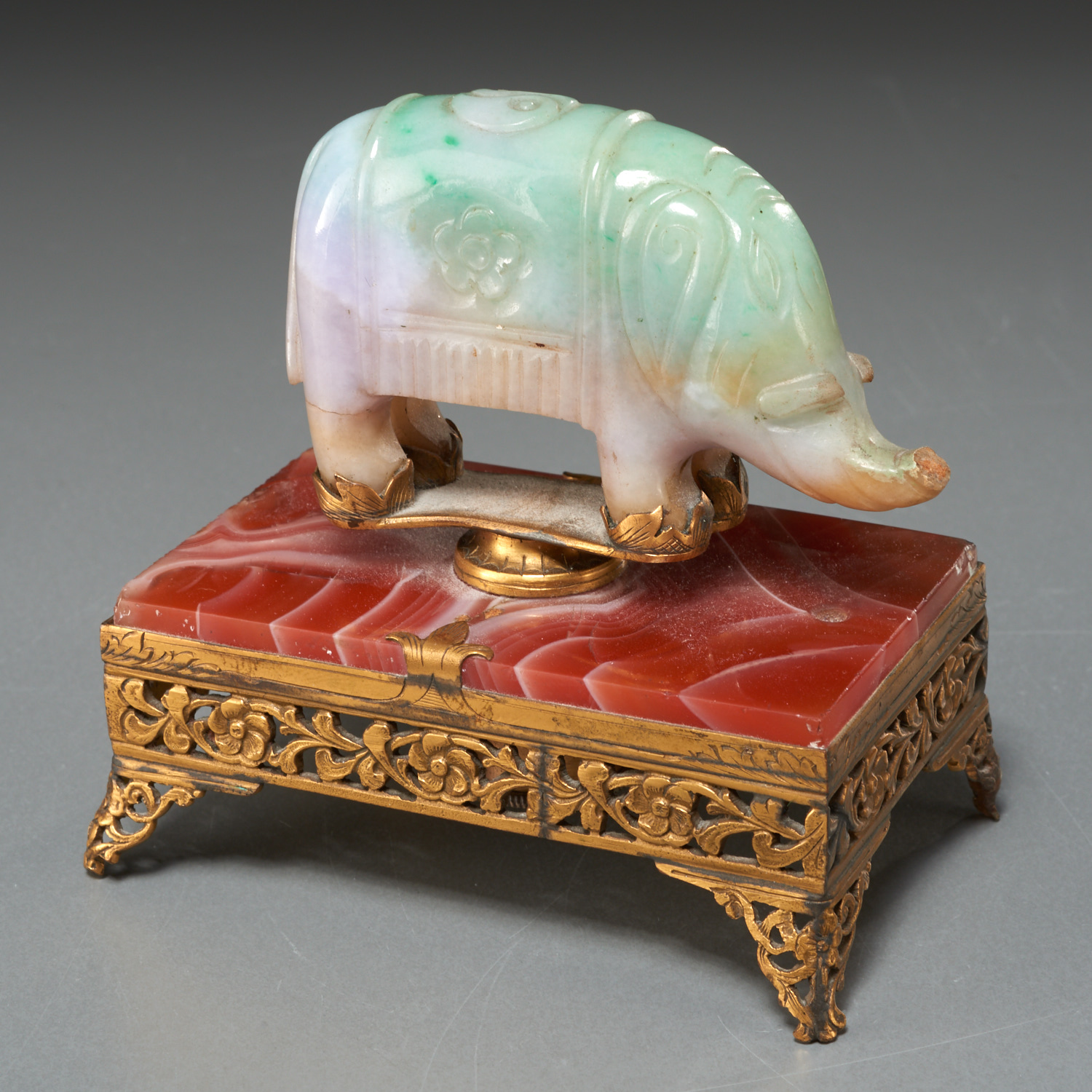EDWARD FARMER JADE, ONYX, BRONZE