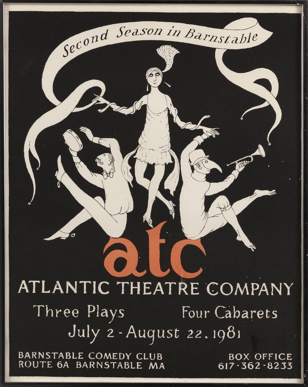 EDWARD GOREY THEATER POSTER 1981