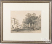 EDWARD LEAR, LITHOGRAPH OF VIA