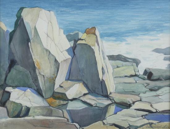 EDWARD LIS. (American 1915-2011).