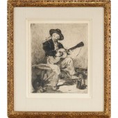 EDWARD MANET, ETCHING, C. 1861