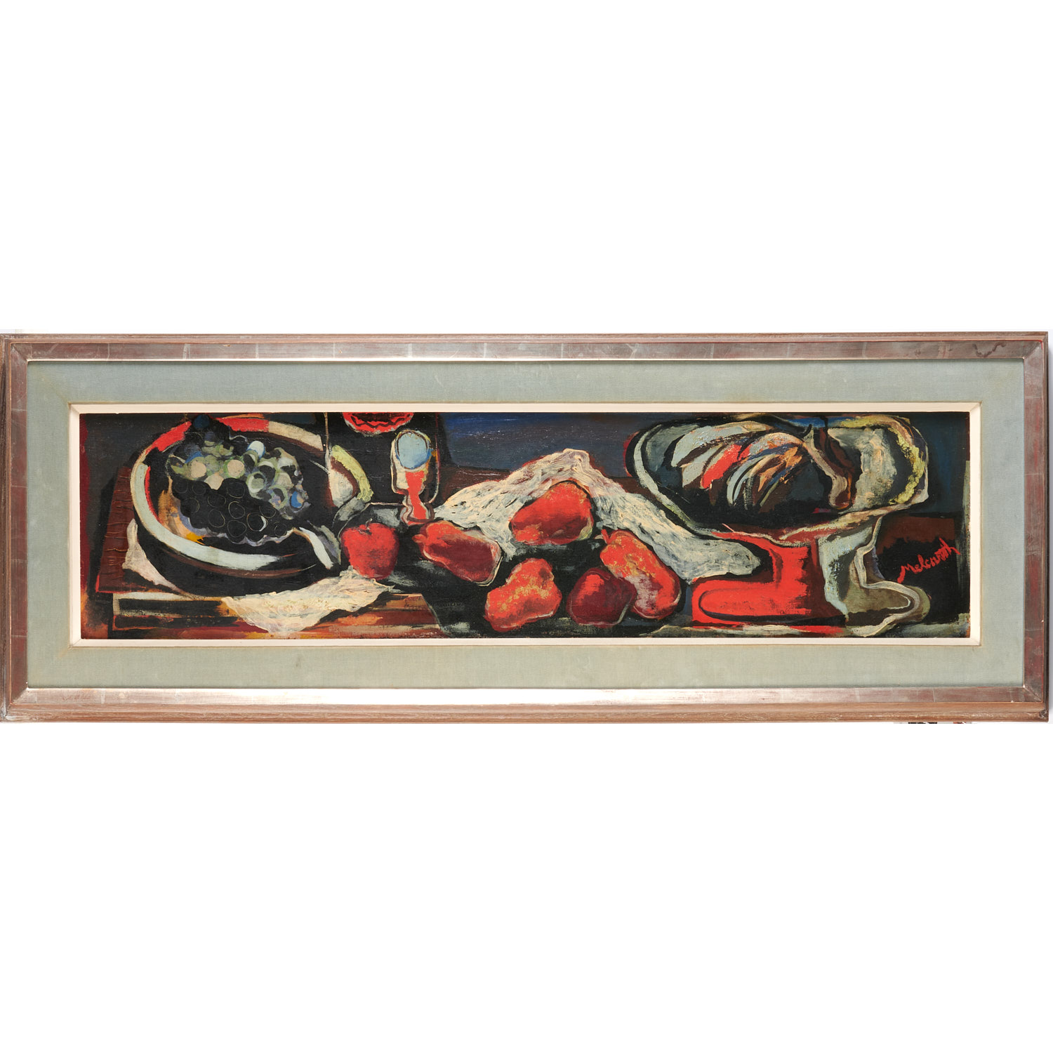 EDWARD MELCARTH, OIL ON BOARD