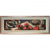 EDWARD MELCARTH, OIL ON BOARD