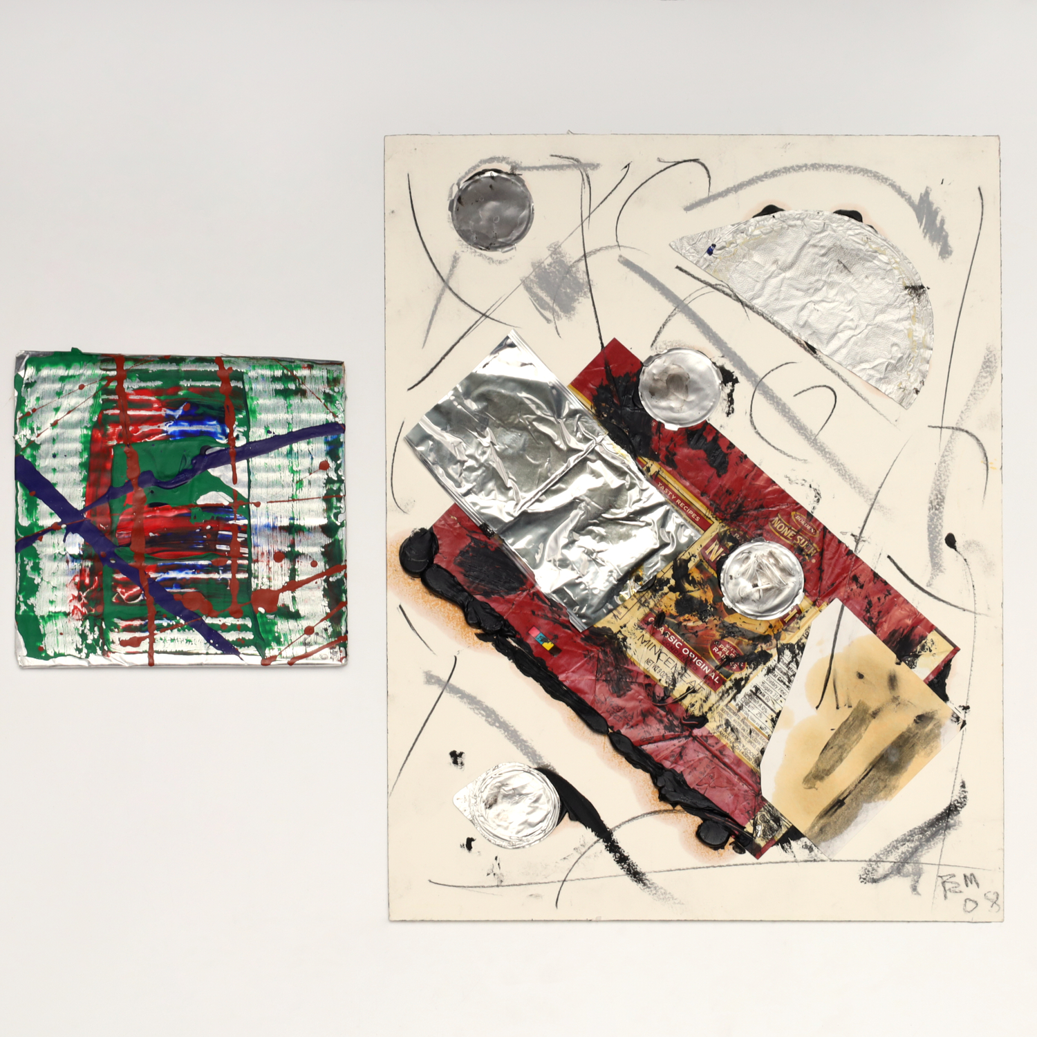 EDWARD MENEELEY, (2) MIXED MEDIA