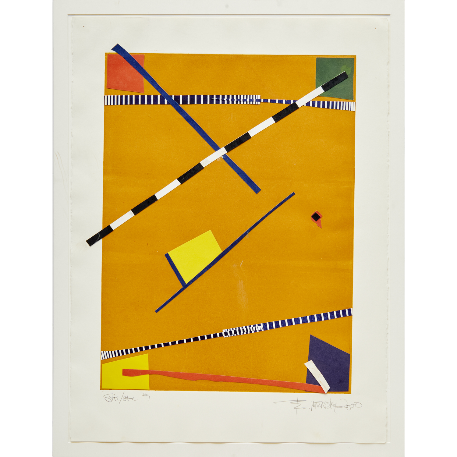 EDWARD MENEELEY, COLLAGE, 2000