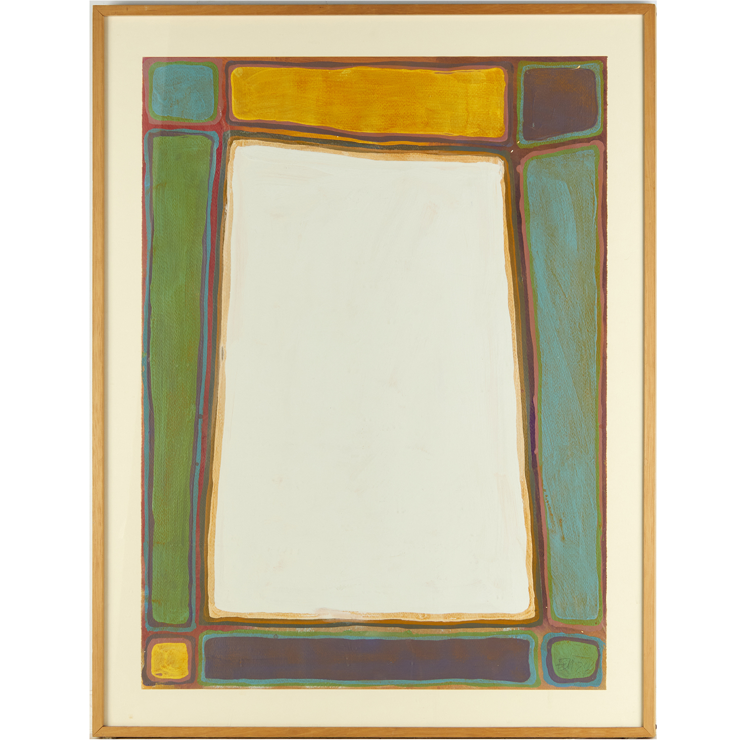 EDWARD MENEELEY, TEMPERA ON