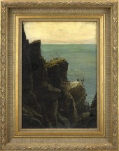 EDWARD MORAN OIL, COASTAL SCEN