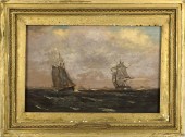 EDWARD MORAN OIL ON BOARD, NEA