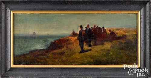 EDWARD MORAN OIL ON CANVAS