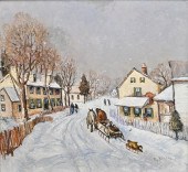 EDWARD O KRASKE, WINTER LANDSC