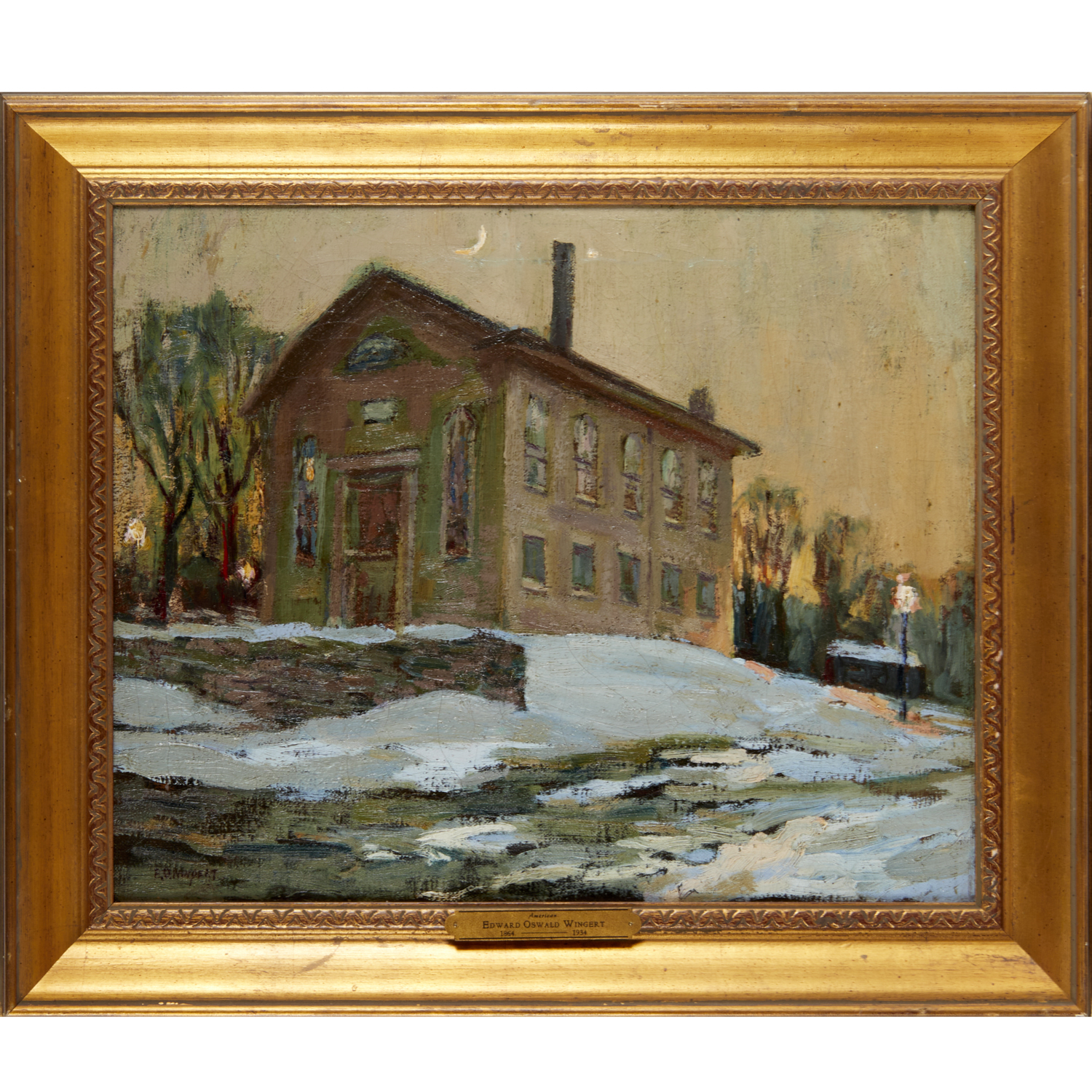 EDWARD OSWALD WINGERT, OIL ON