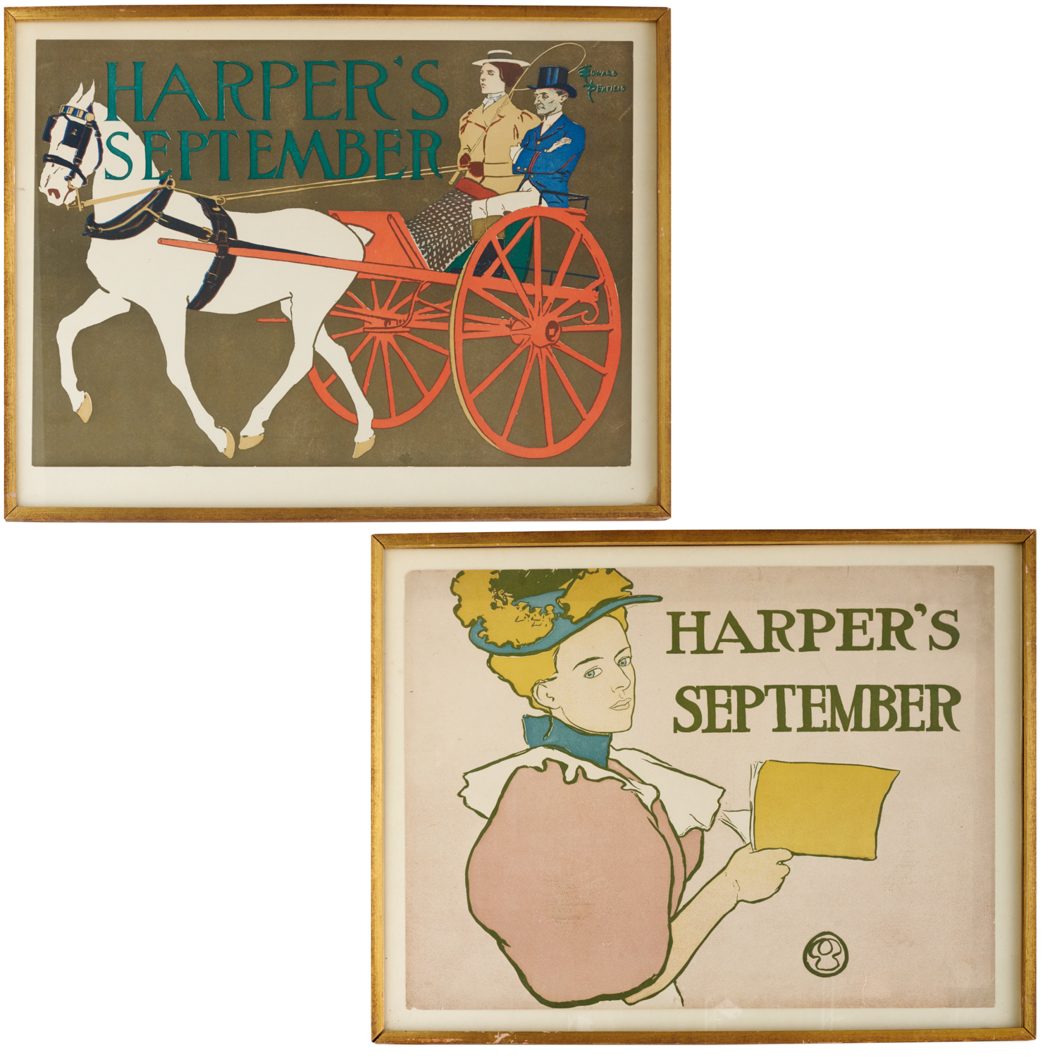 EDWARD PENFIELD, PAIR OF HARPER'S