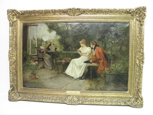 Edward Percy Moran oil on canvas