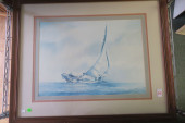 EDWARD PRODUCTS SAILBOAT PRINT