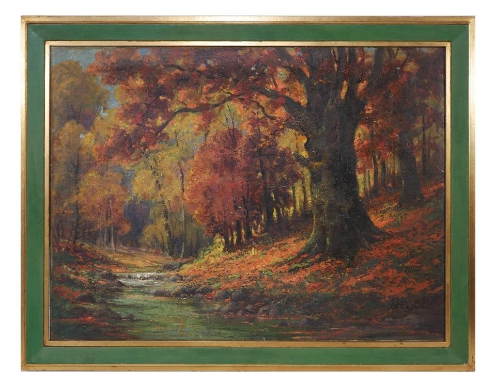 EDWARD R. SITZMAN, AUTUMN LANDSCAPE