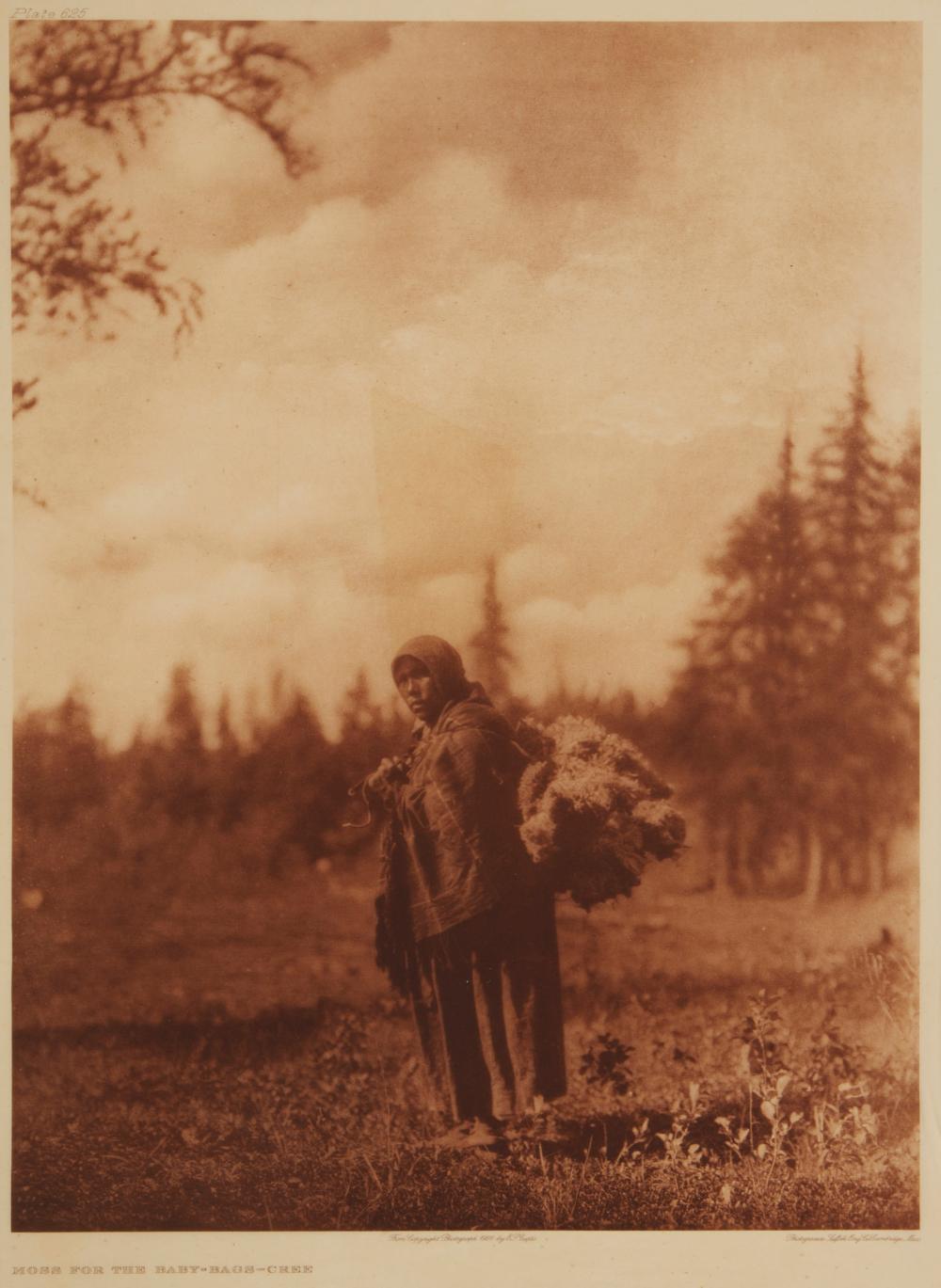 EDWARD S. CURTIS (1868-1952), "MOSS