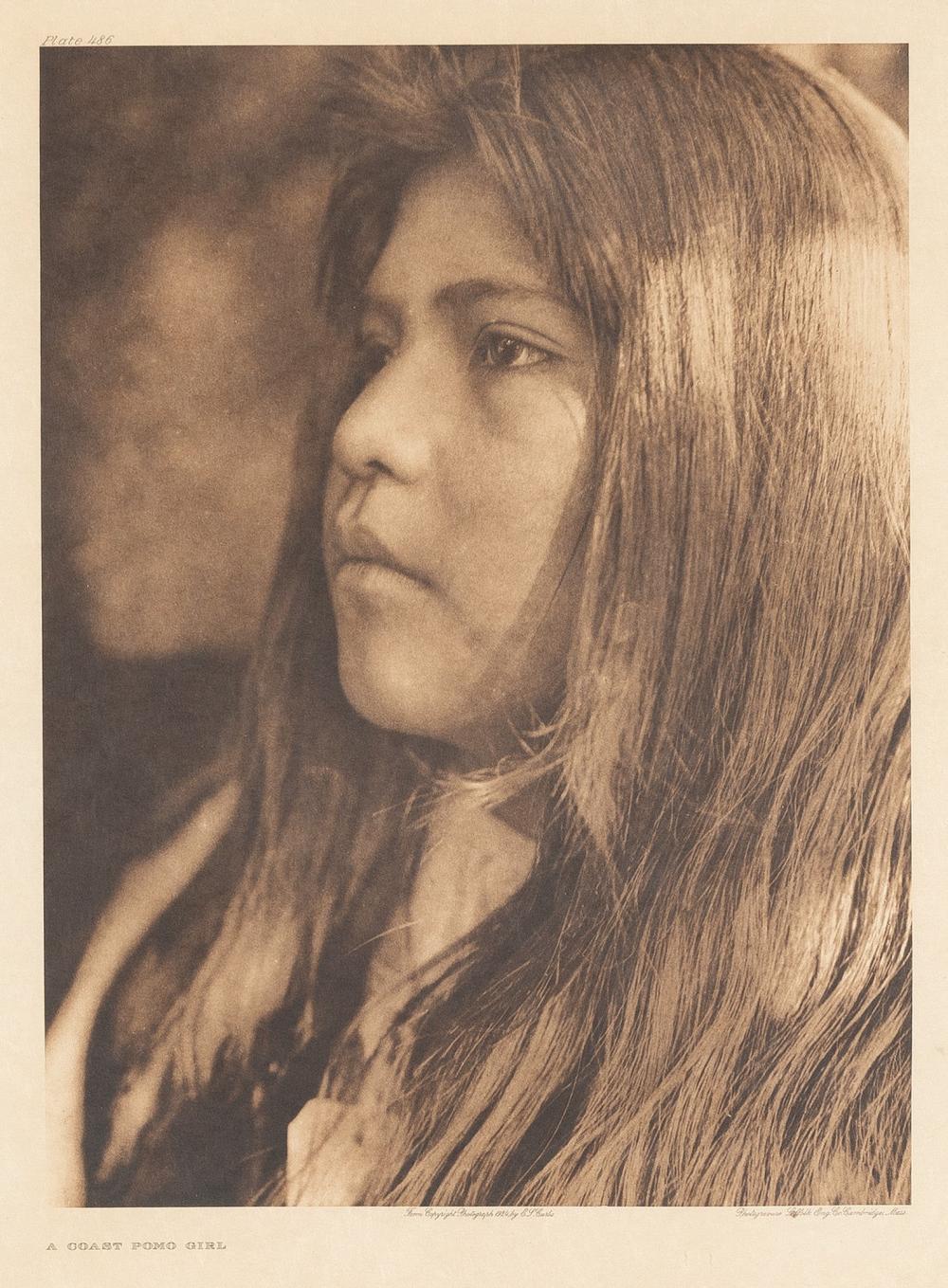 EDWARD S. CURTIS, A COAST POMO