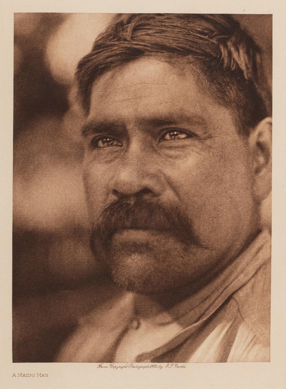 EDWARD S. CURTIS, A MAIDU MAN,