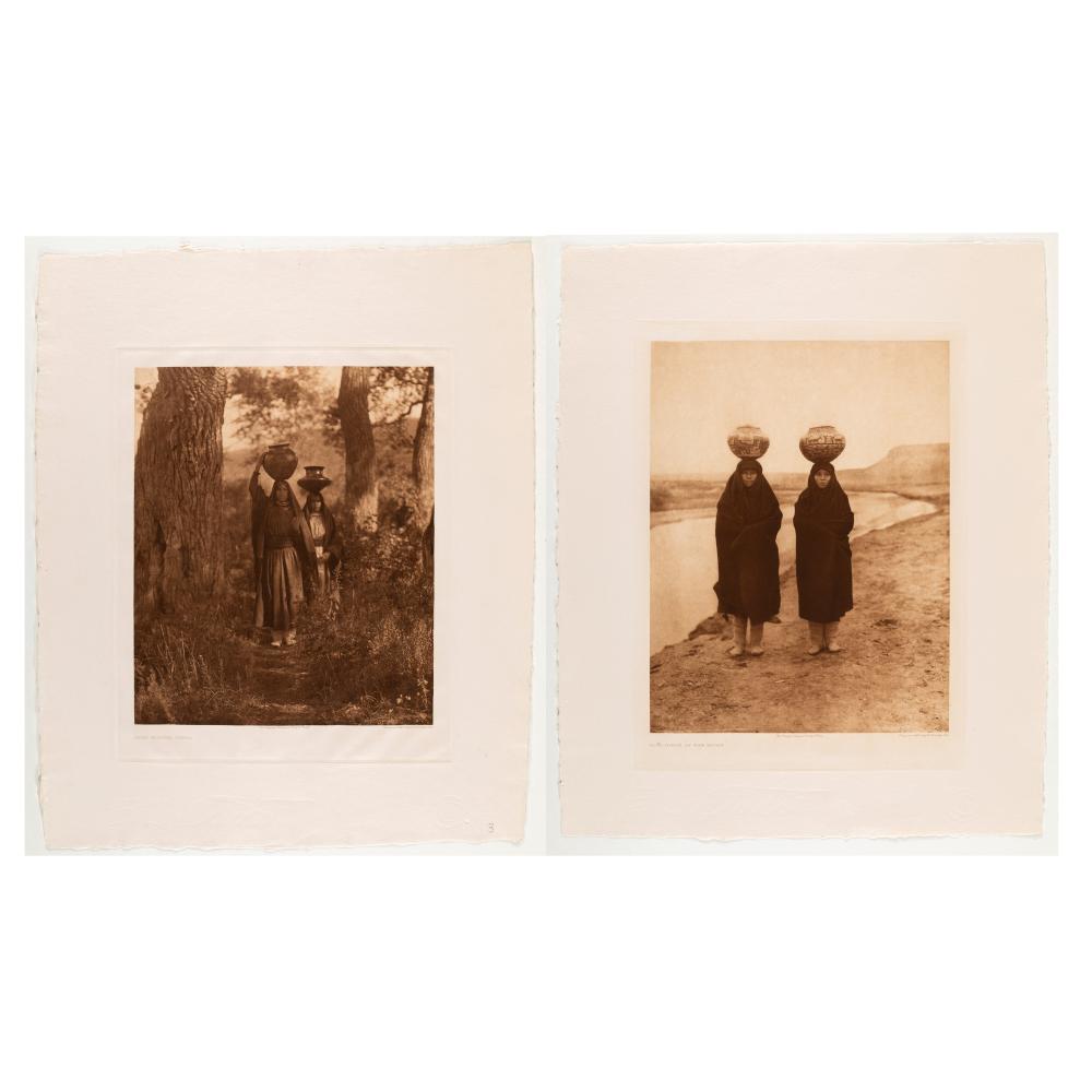 EDWARD S. CURTIS, A PAIR OF