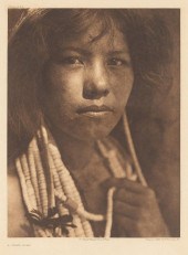 EDWARD S. CURTIS, A POMO GIRL,