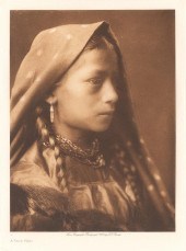 EDWARD S. CURTIS, A TAOS MAID,