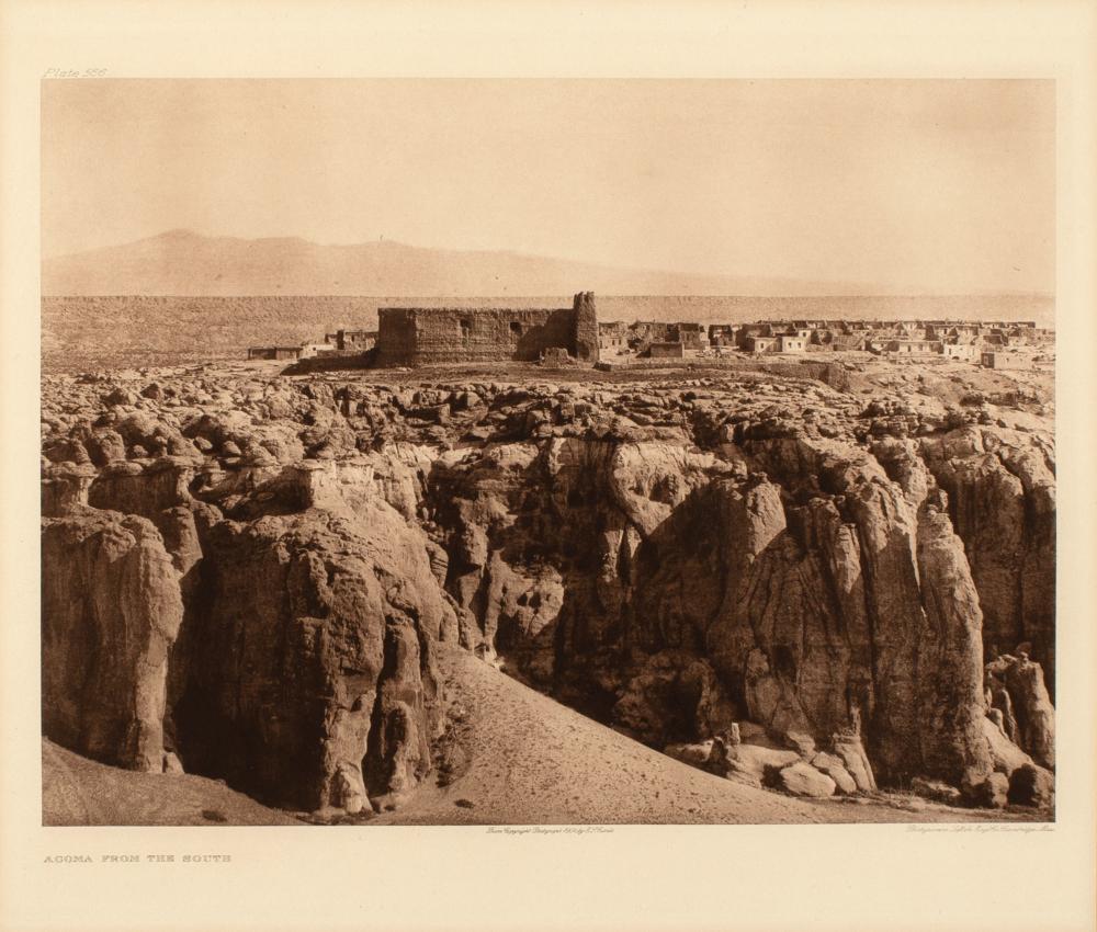 EDWARD S. CURTIS, ACOMA FROM THE