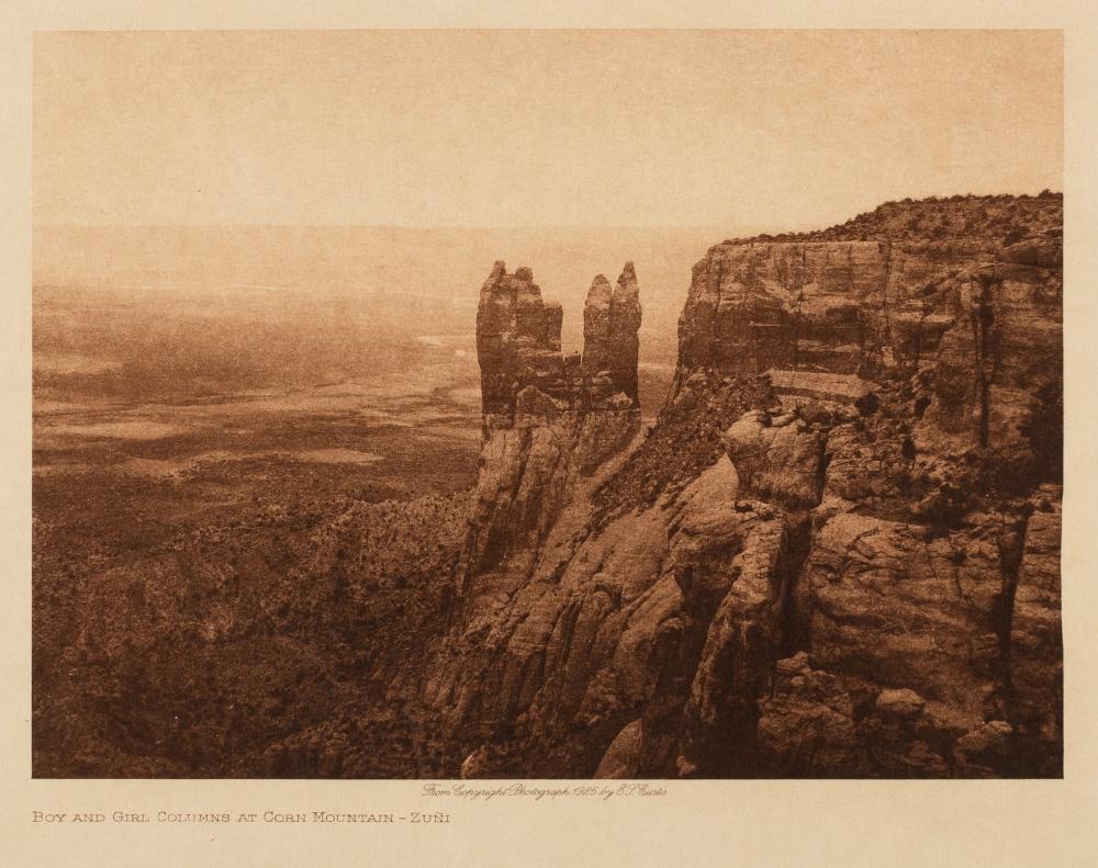 EDWARD S. CURTIS, BOY AND GIRL