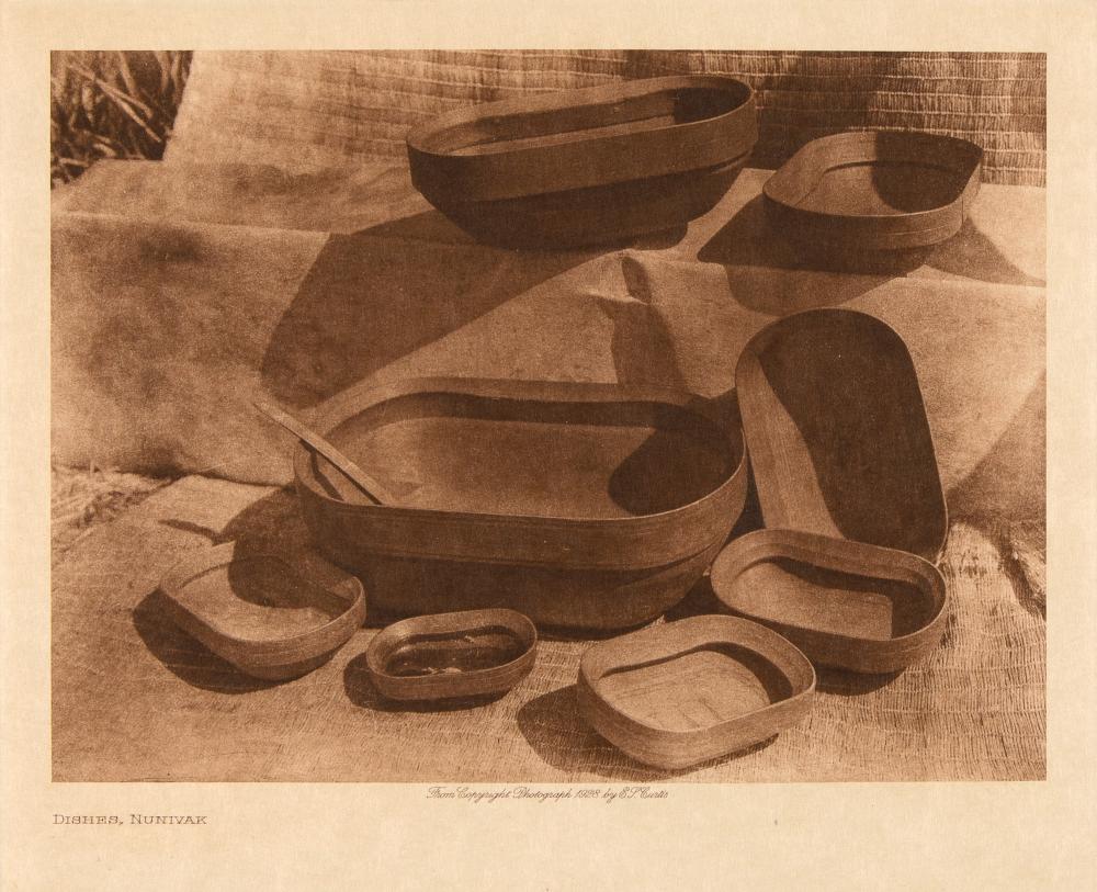EDWARD S. CURTIS, DISHES,