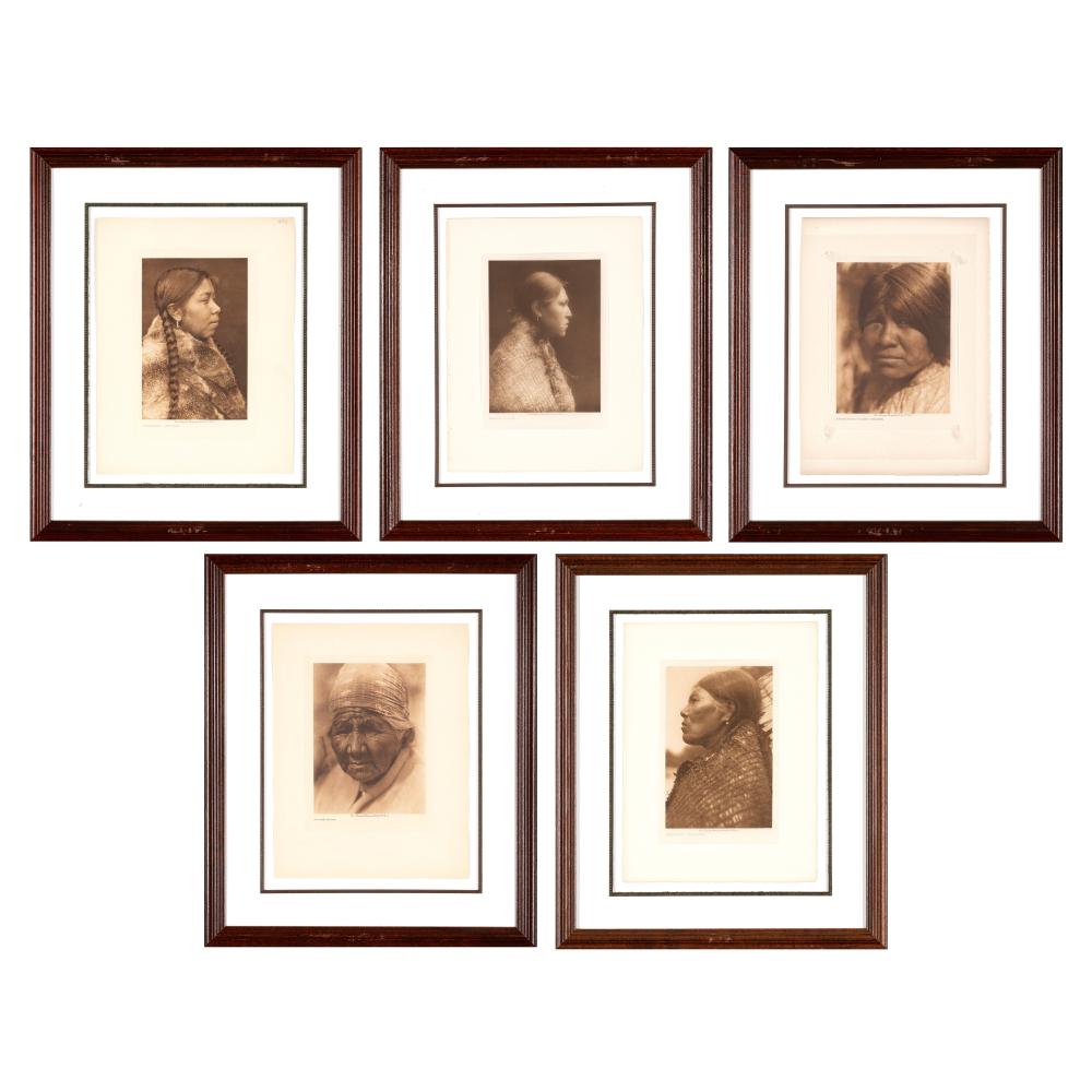 EDWARD S. CURTIS, GROUP OF FIVE