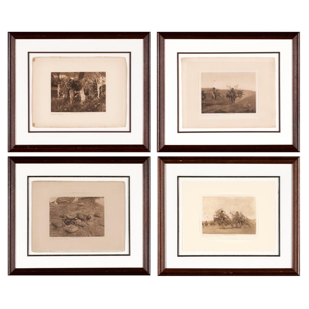 EDWARD S. CURTIS, GROUP OF FOUR