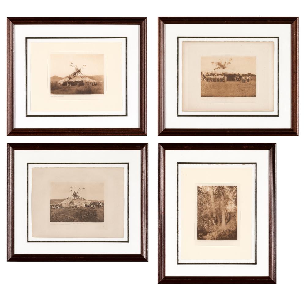 EDWARD S. CURTIS, GROUP OF FOUR