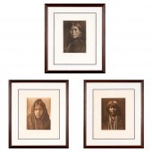 EDWARD S. CURTIS, GROUP OF THR