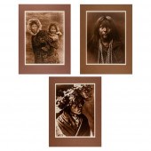 EDWARD S. CURTIS, GROUP OF THR