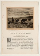 EDWARD S. CURTIS, INDIANS OF T