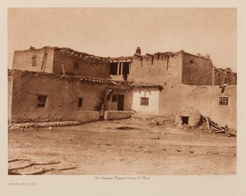 EDWARD S. CURTIS, JEMEZ HOUSES,