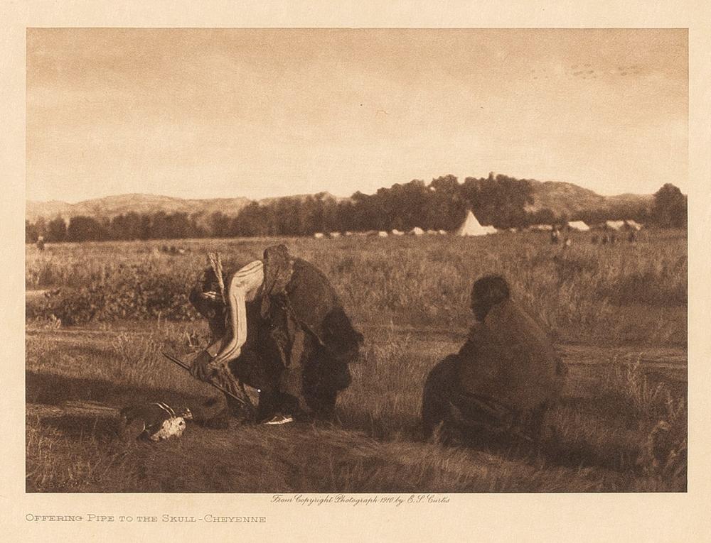 EDWARD S. CURTIS, OFFERING PIPE