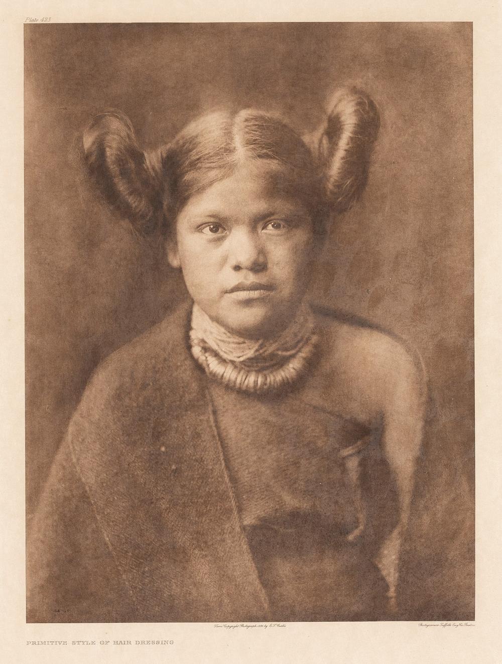 EDWARD S. CURTIS, PRIMITIVE STYLE